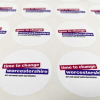Time to Change Stickers