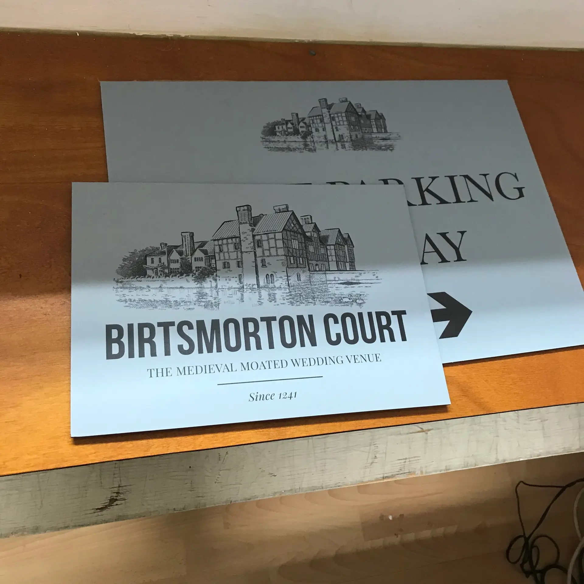 Aluminium composite dibond sign