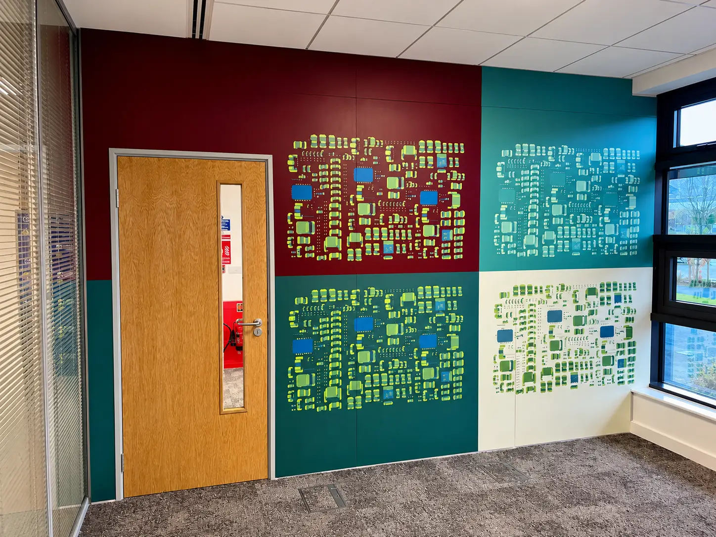 IQHQ_Corporate_Internal Wayfinding_Cladding_Dibond sign