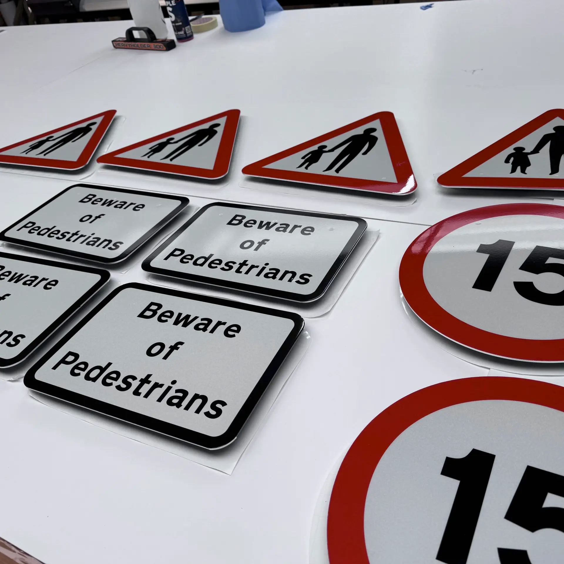 Reflective signs